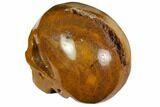 Realistic, Polished Brown Jasper Skull #116842-2